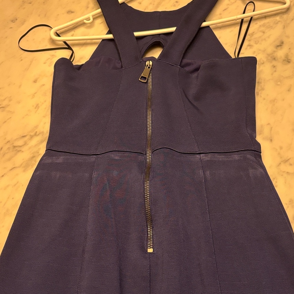 Burberry Navy Midi Dress - Picture 8 of 9